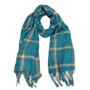 Nicole Marciano Multicolor Plaid Scarf